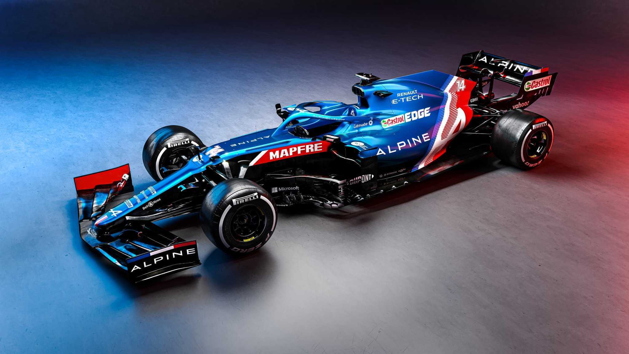 Команда Alpine F1 запускает свою кампанию 2021 года